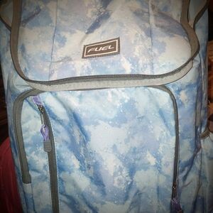 Fuel Sky Blue and Gray Women's Backpack